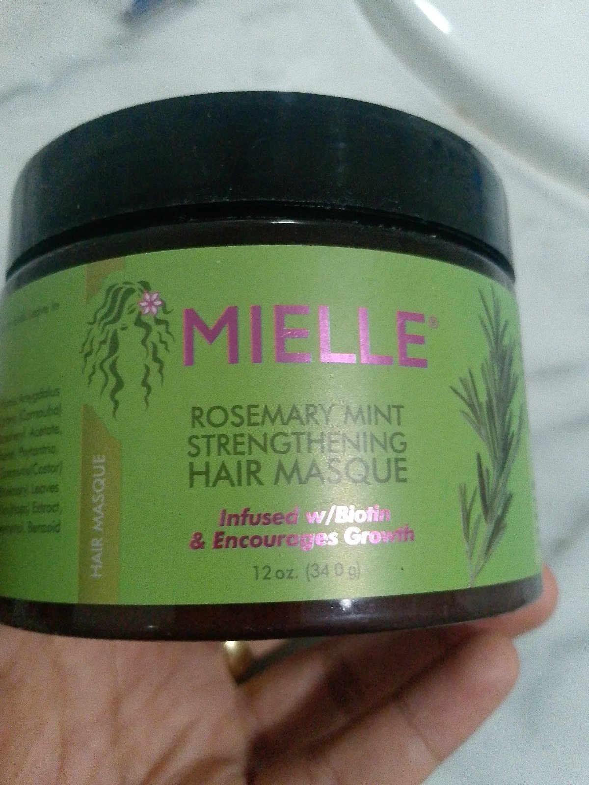Hair masque rose mary