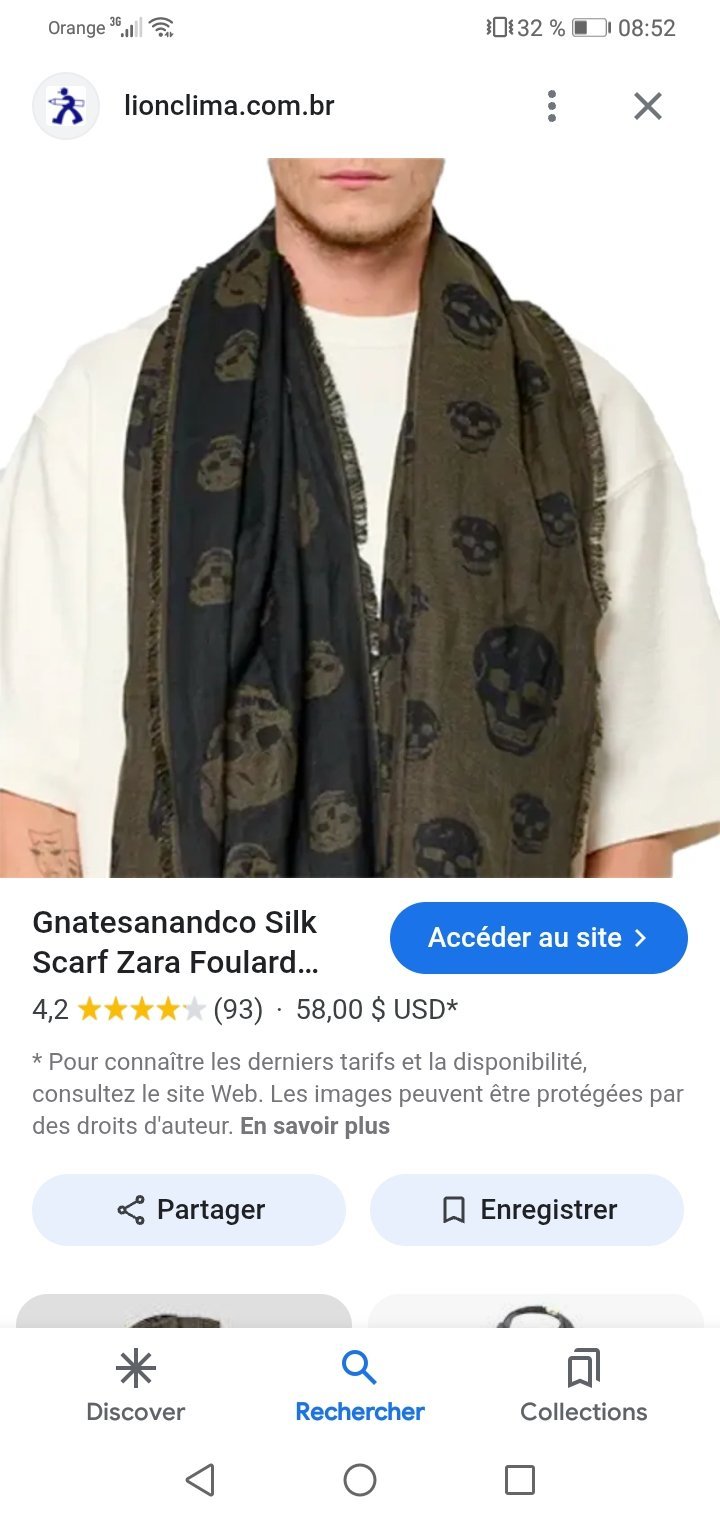 Echarpe zara accessoire tête de mort