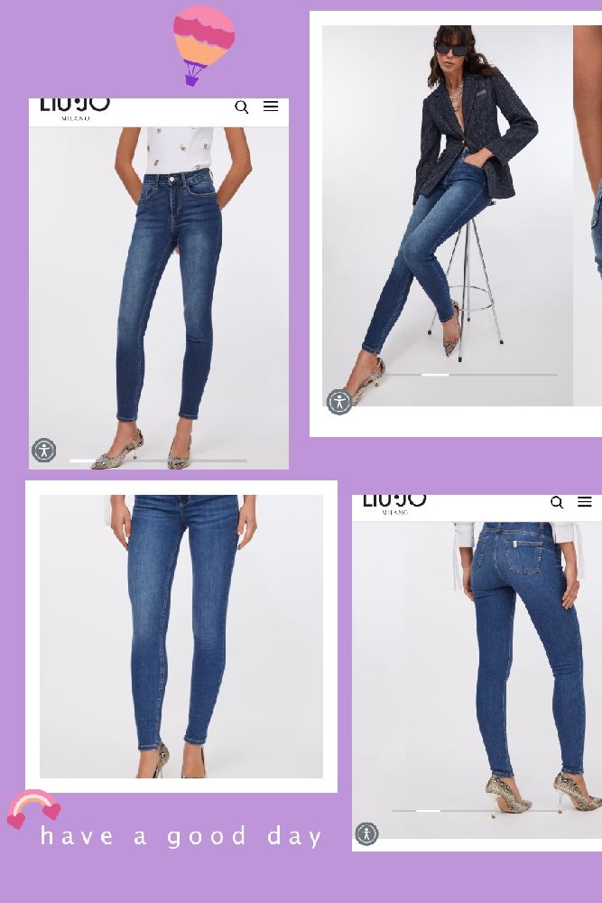 Skinny jeans with liu .jo