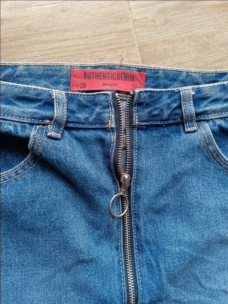 Jupe courte denim authentique 