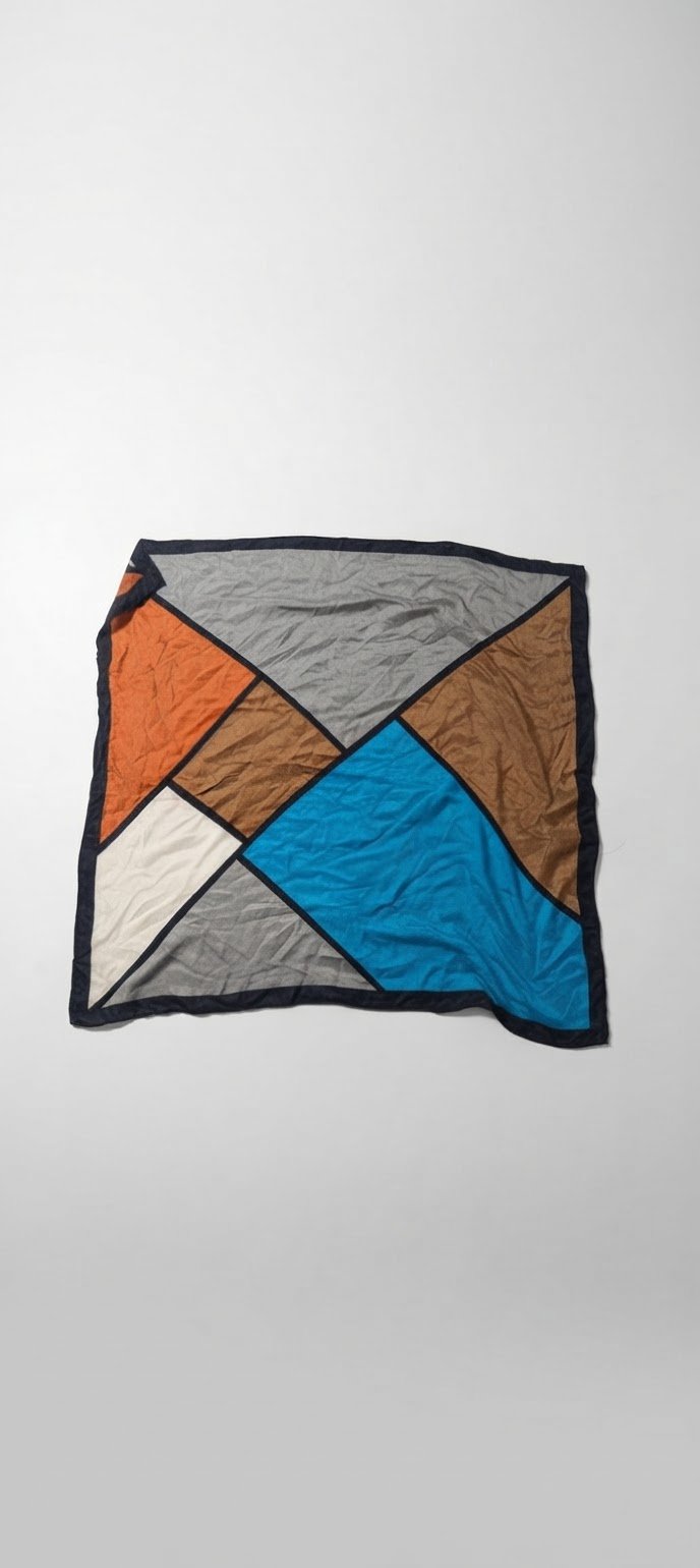 Foulard anne klein en soie