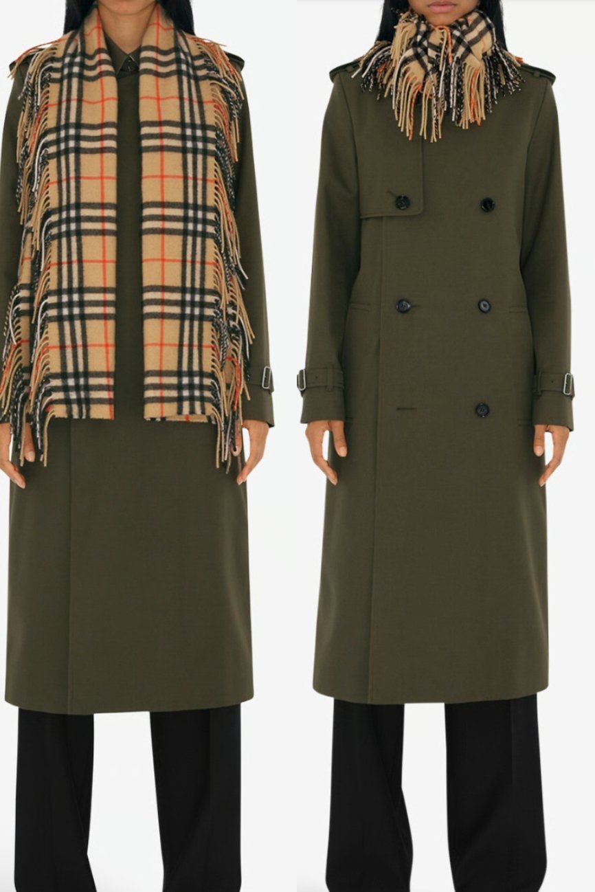 Burberry a franges