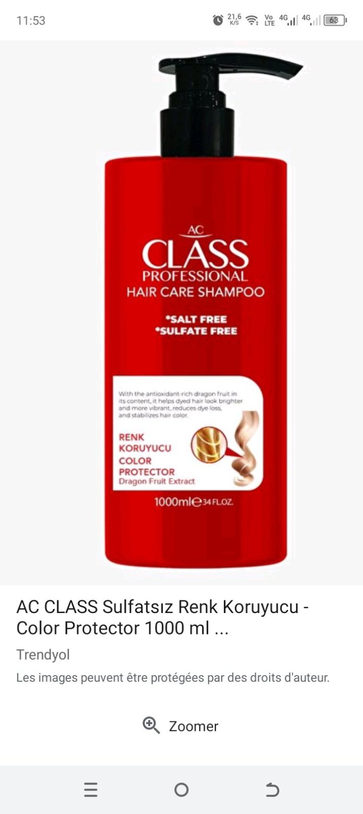 Shampoing  class Professiona,🇹🇷🇹🇷🇹🇷 sans sulfate
