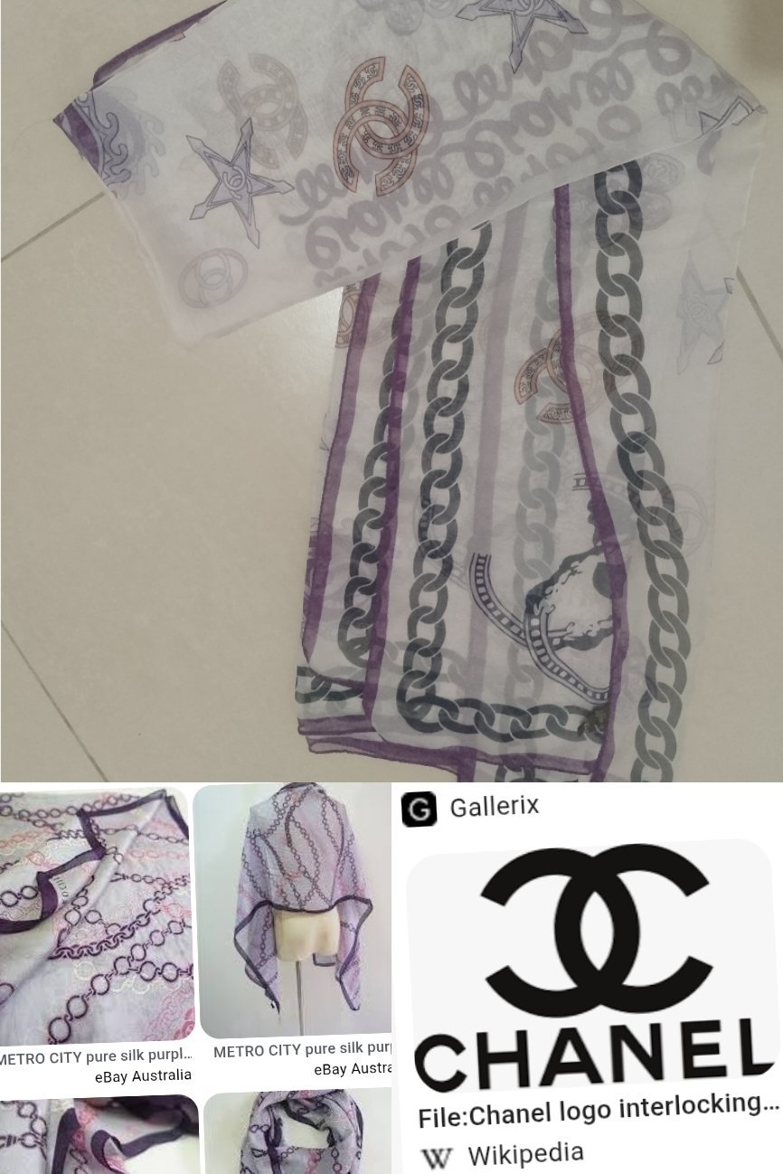 Chanel en soie 