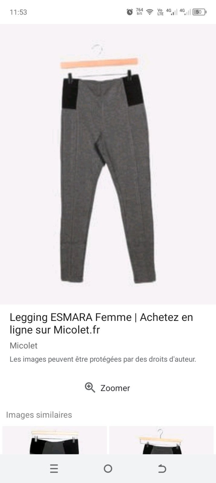 Legging esmara grix