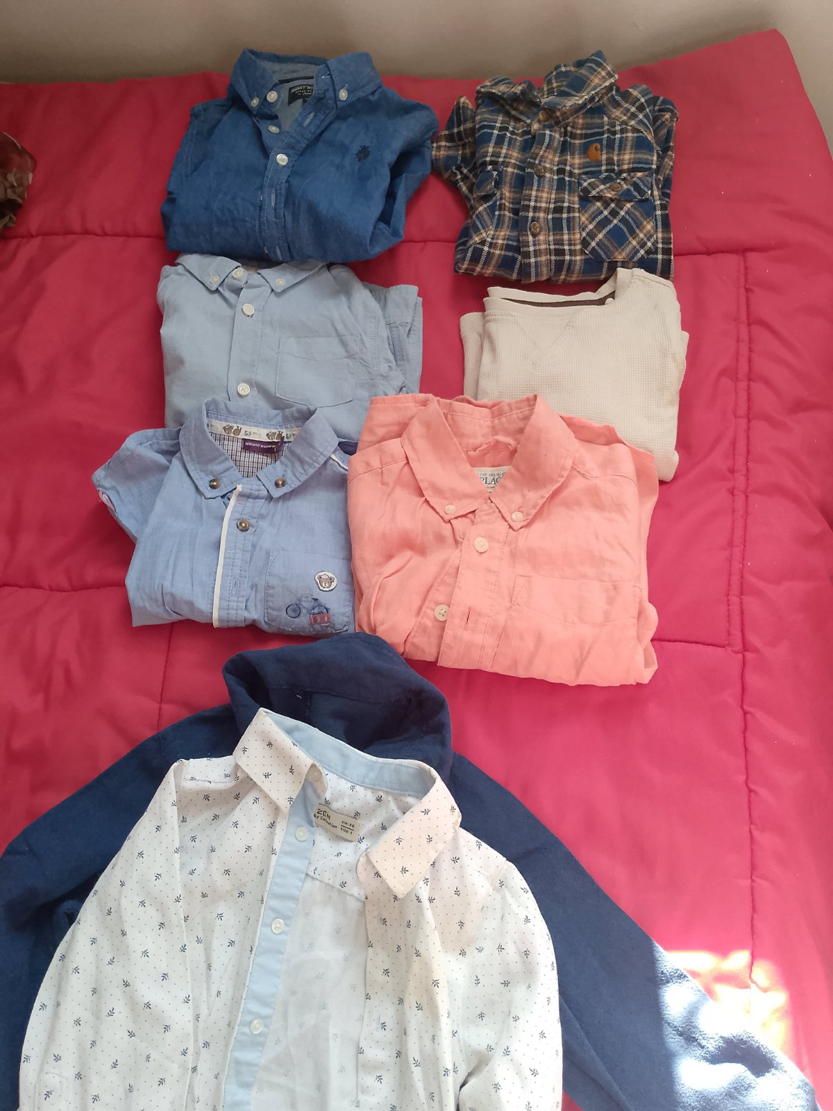 Lot chemise garcon