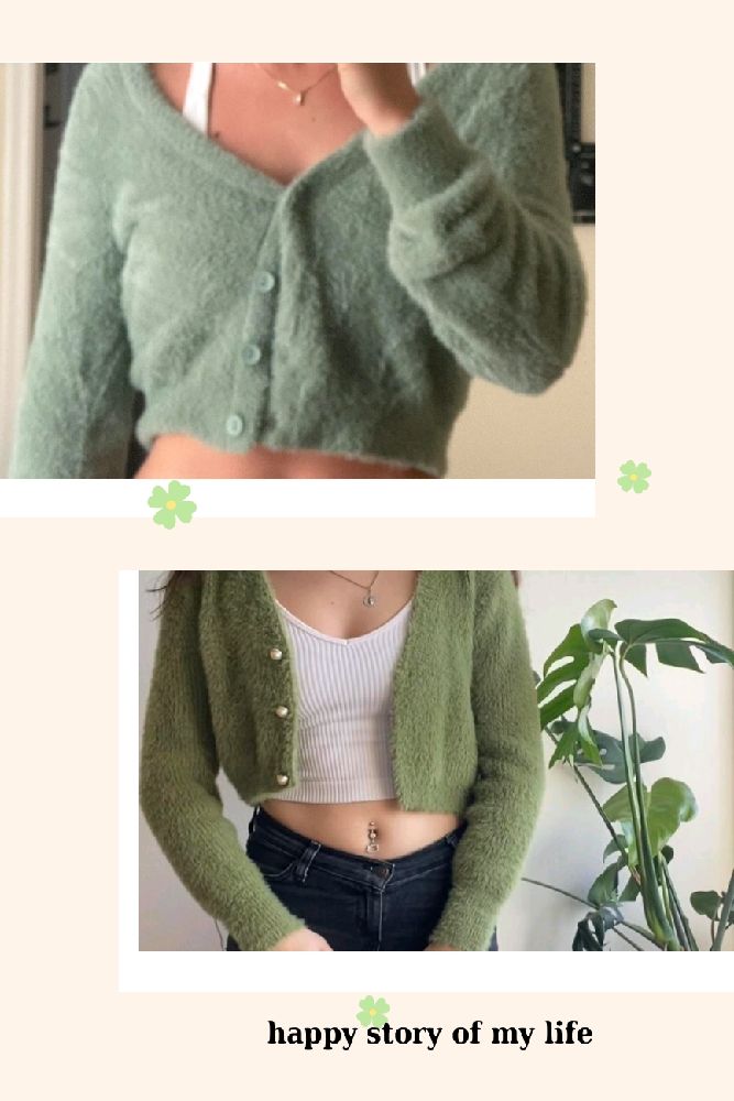 Cardigan bleu pastel