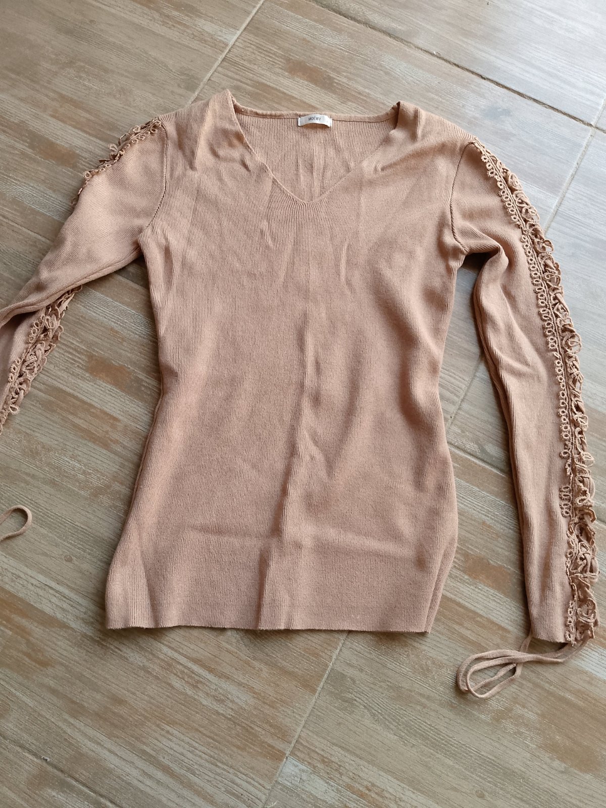 Pull col v moulante