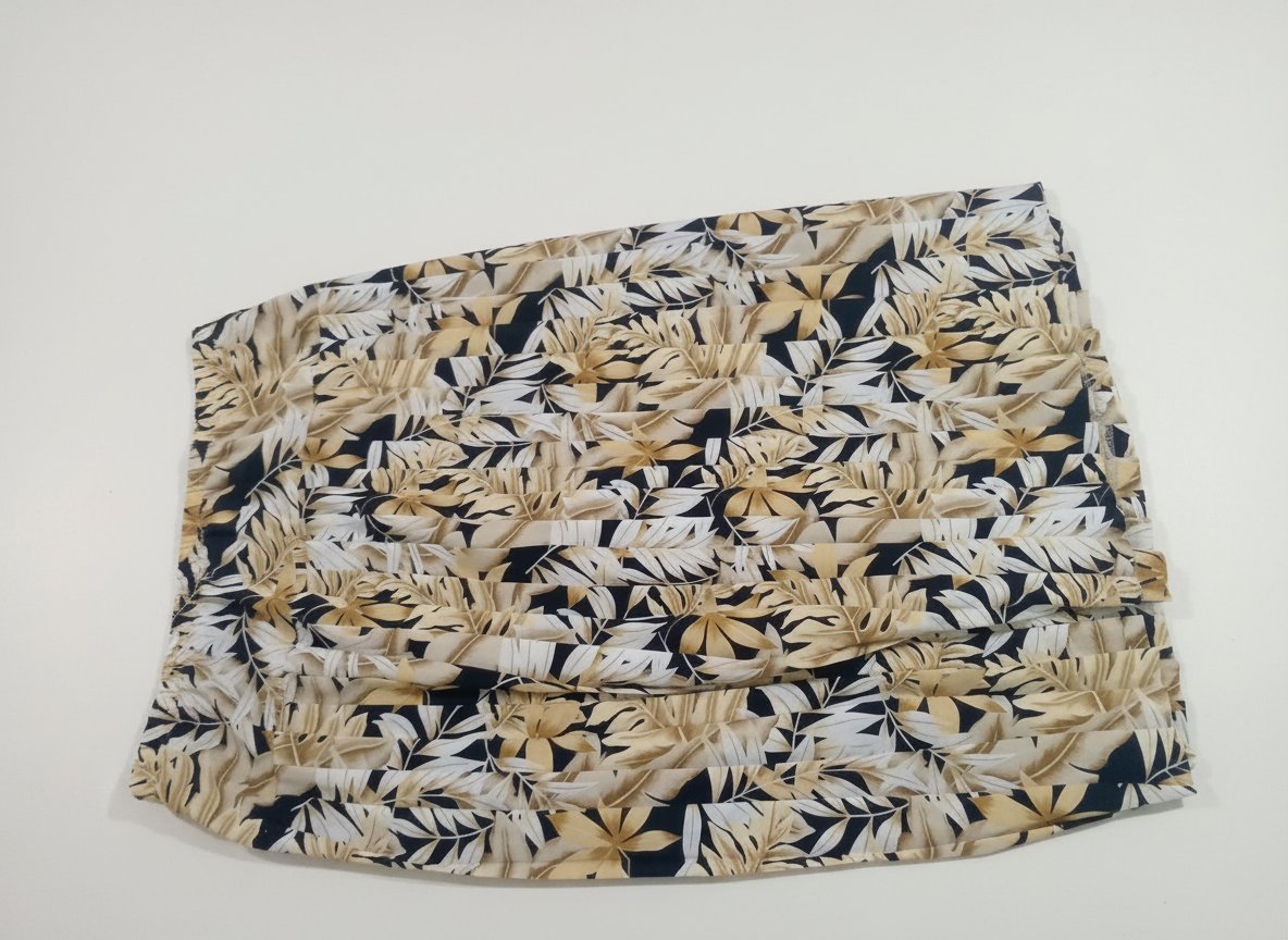 Jupe a motif feuille 