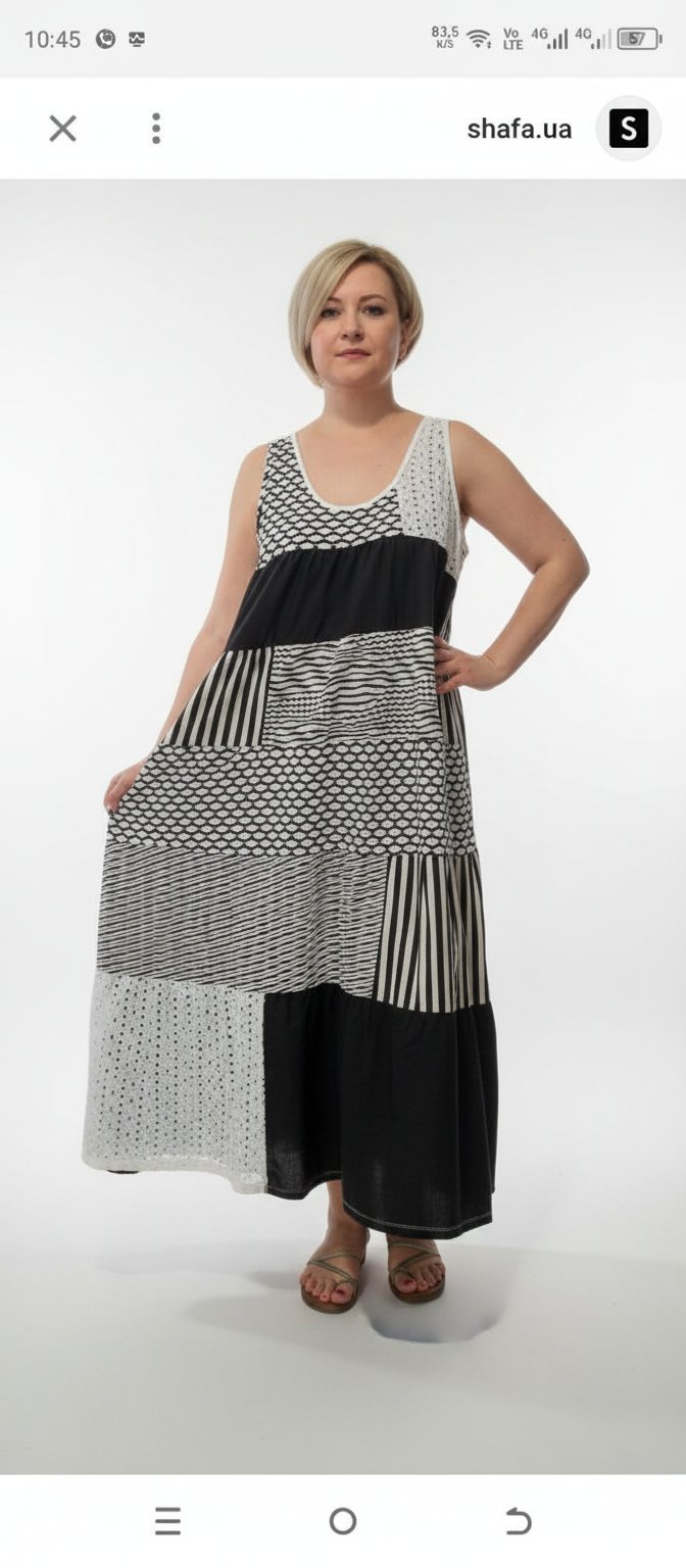 Robe long made in italy en coton