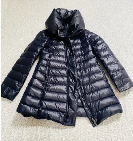 Doudoune max&co bleu synthétique 