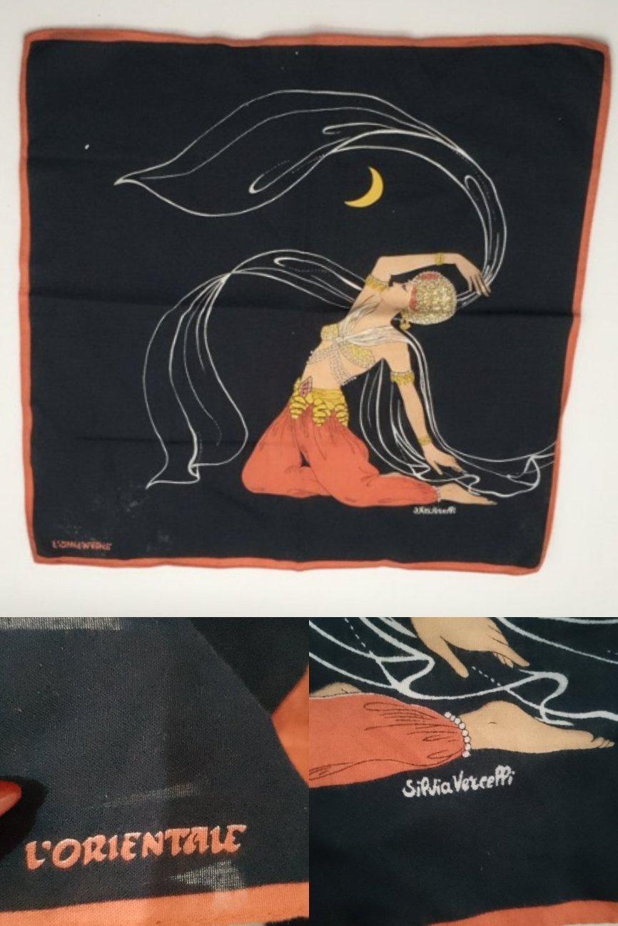 Foulard carré l'oriental