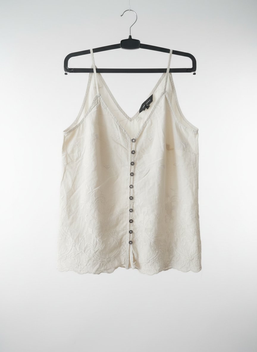 Pull bretelles beige