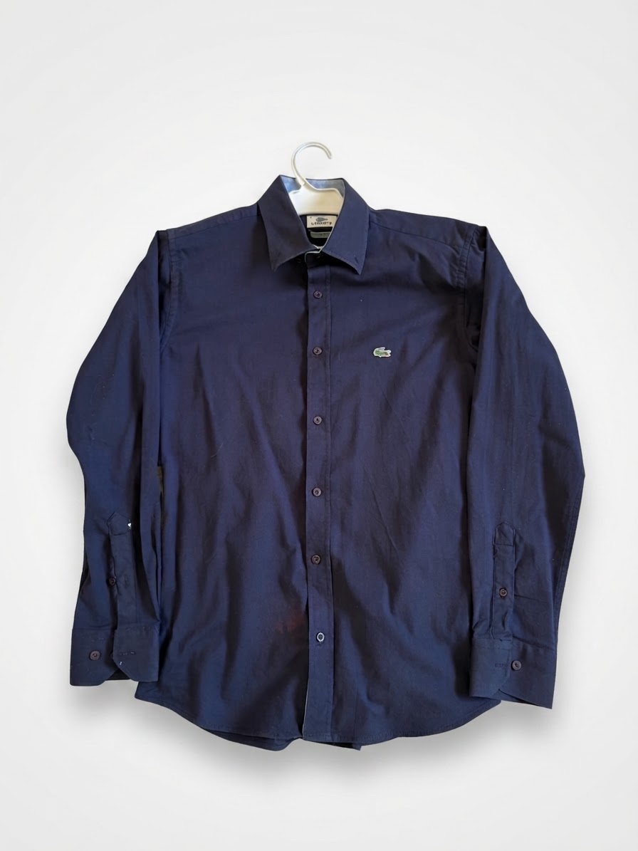Chemise bleu lacoste 