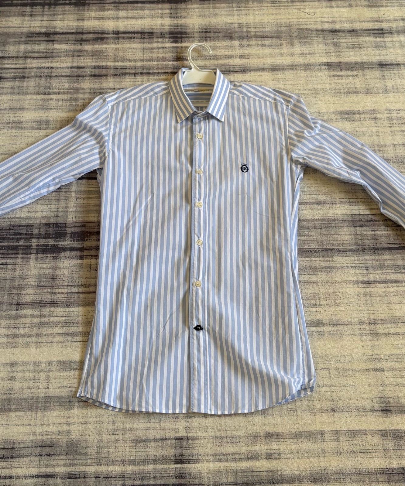 Chemise blanche rayee