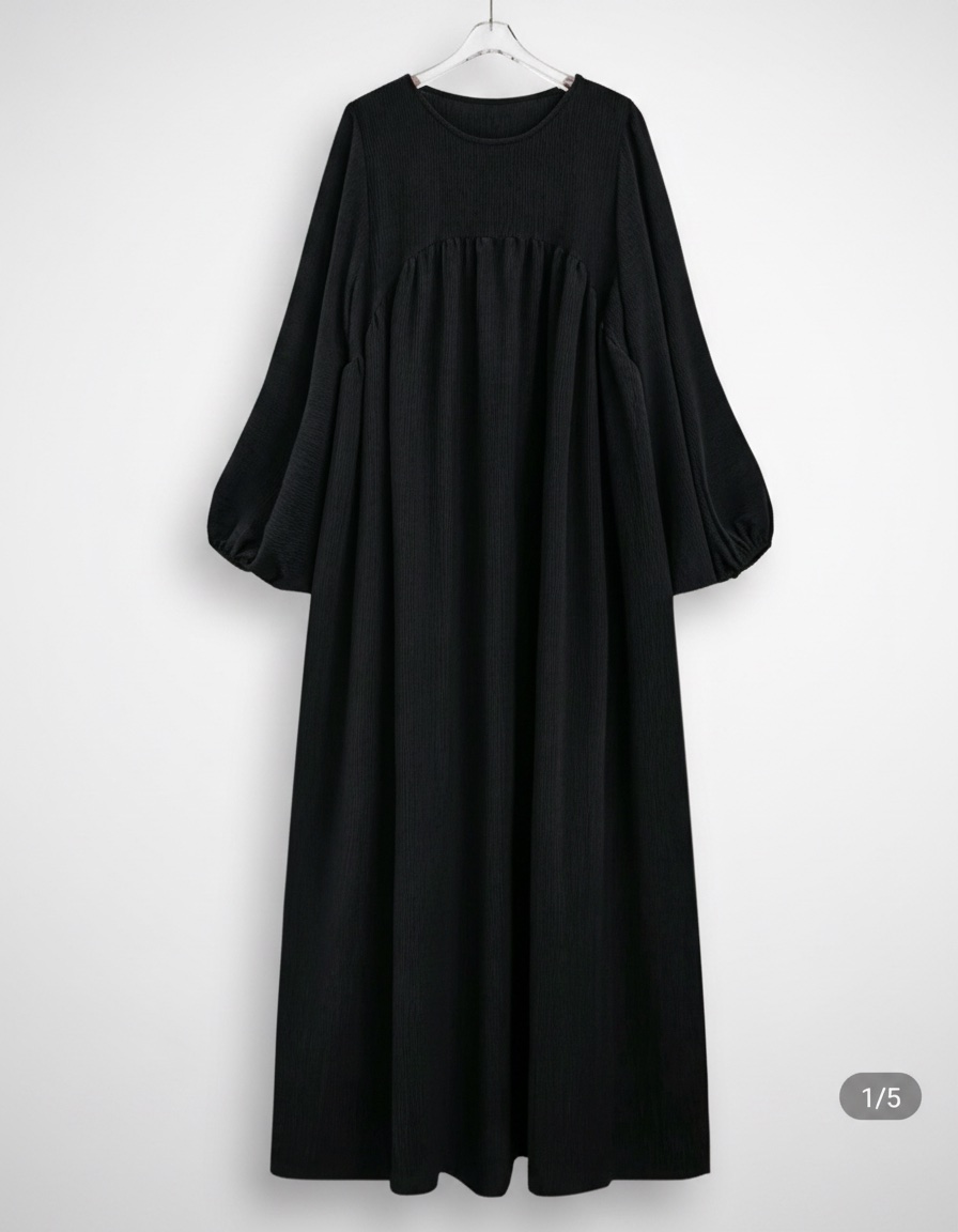 Robe longue noir