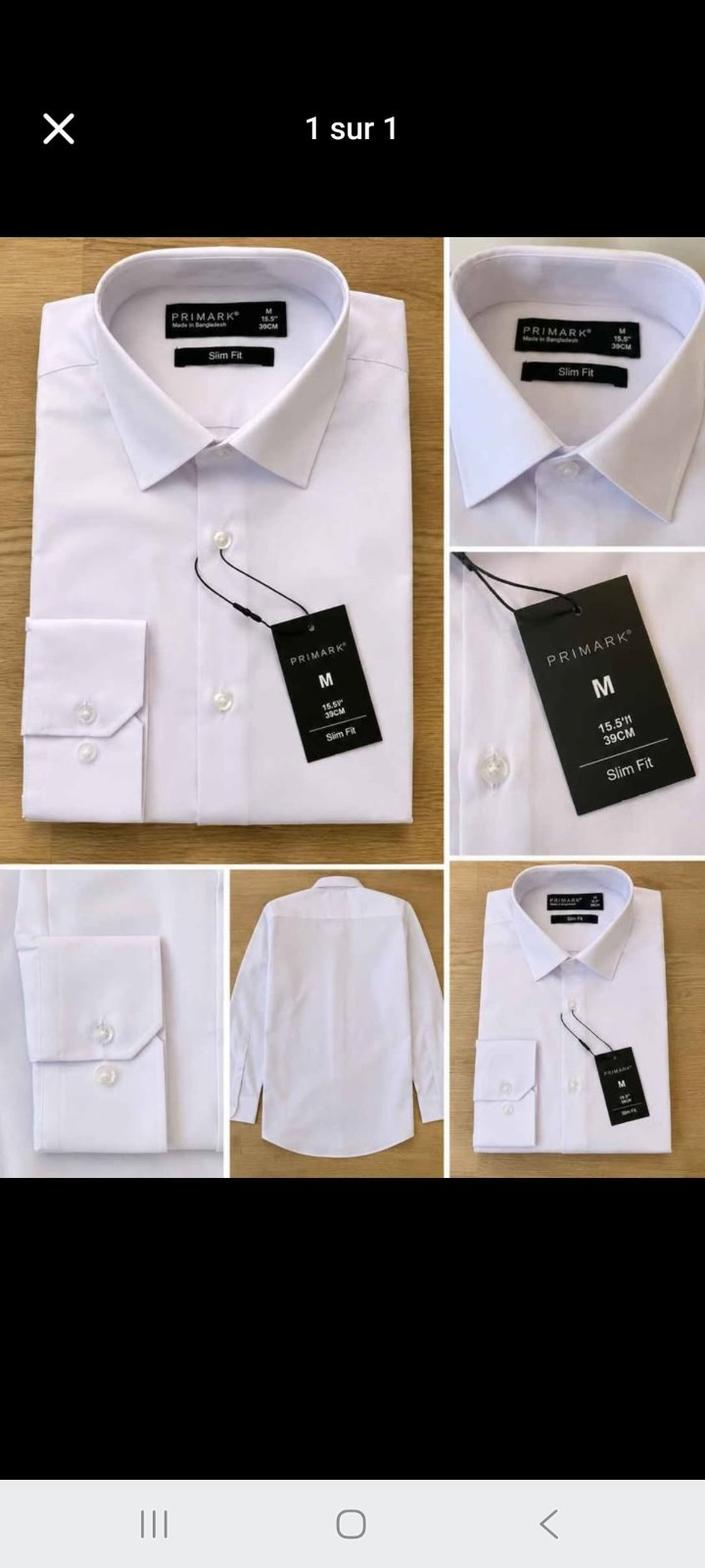 Chemise primarck taille M