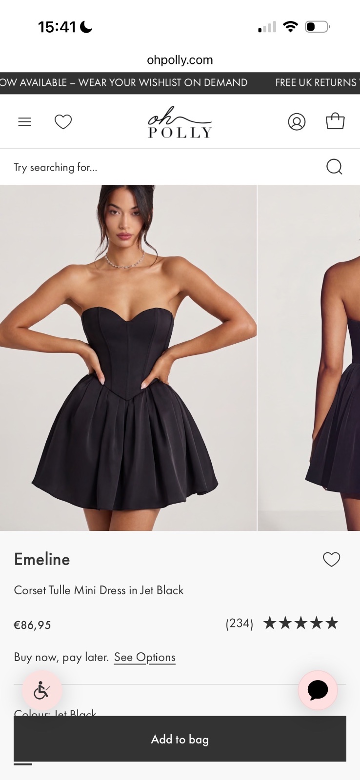Oh polly mini dress
