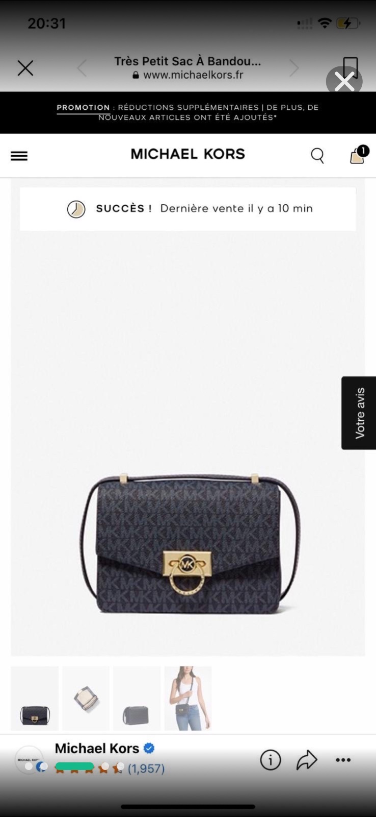 Sac a bandouliere MK