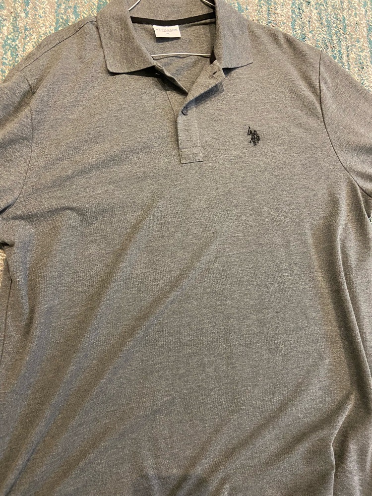 Long sleeve Shirt Us.Polo assn Original Gray