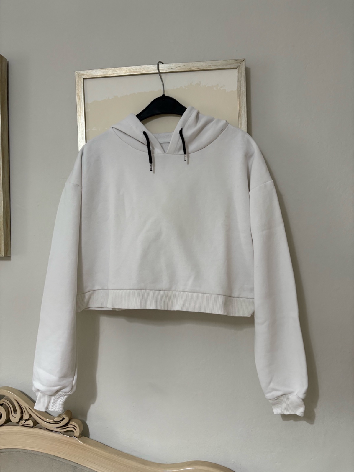Capuche blanche taille S