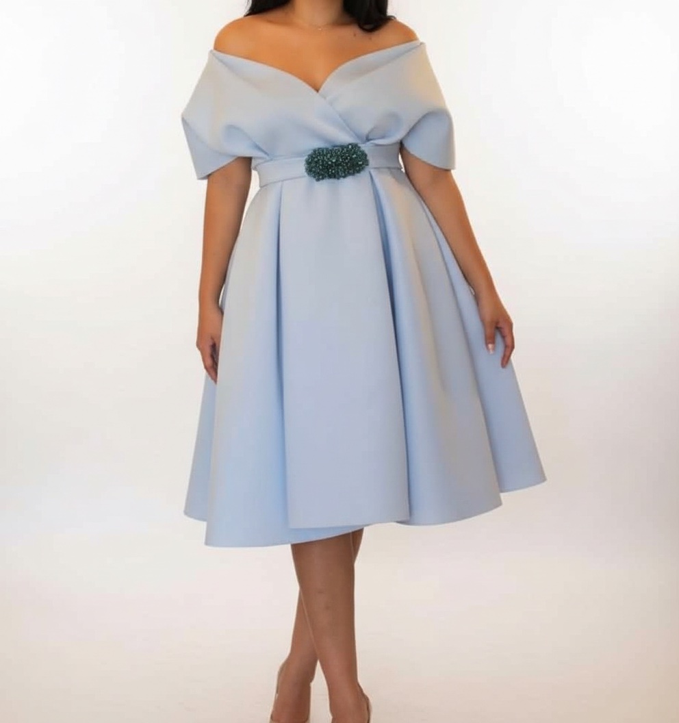 Robe bleu claire class