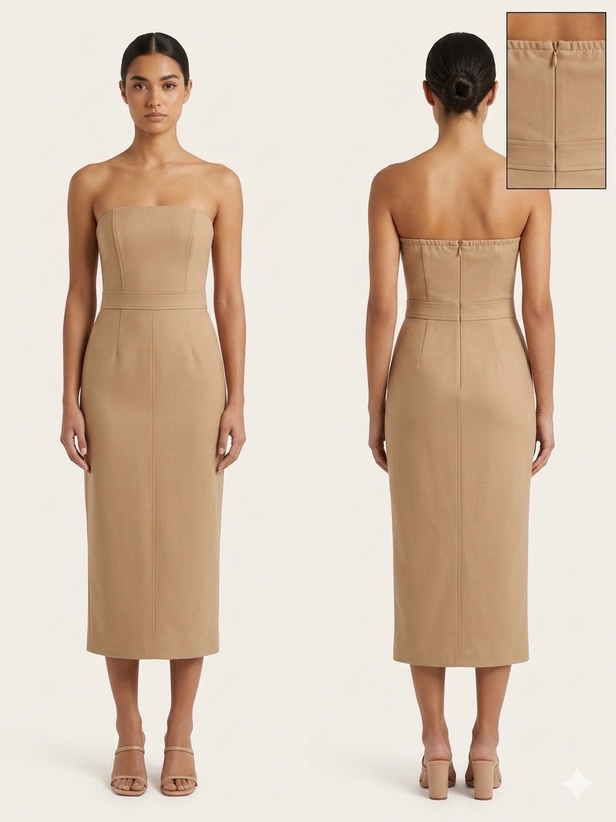 Robe beige 