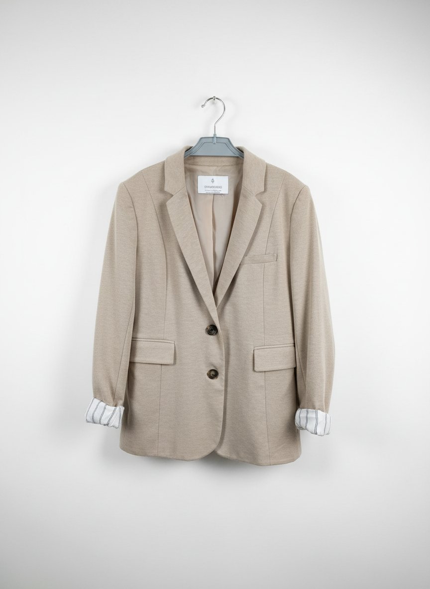Blazer Stradivarius beige sable – Taille M 