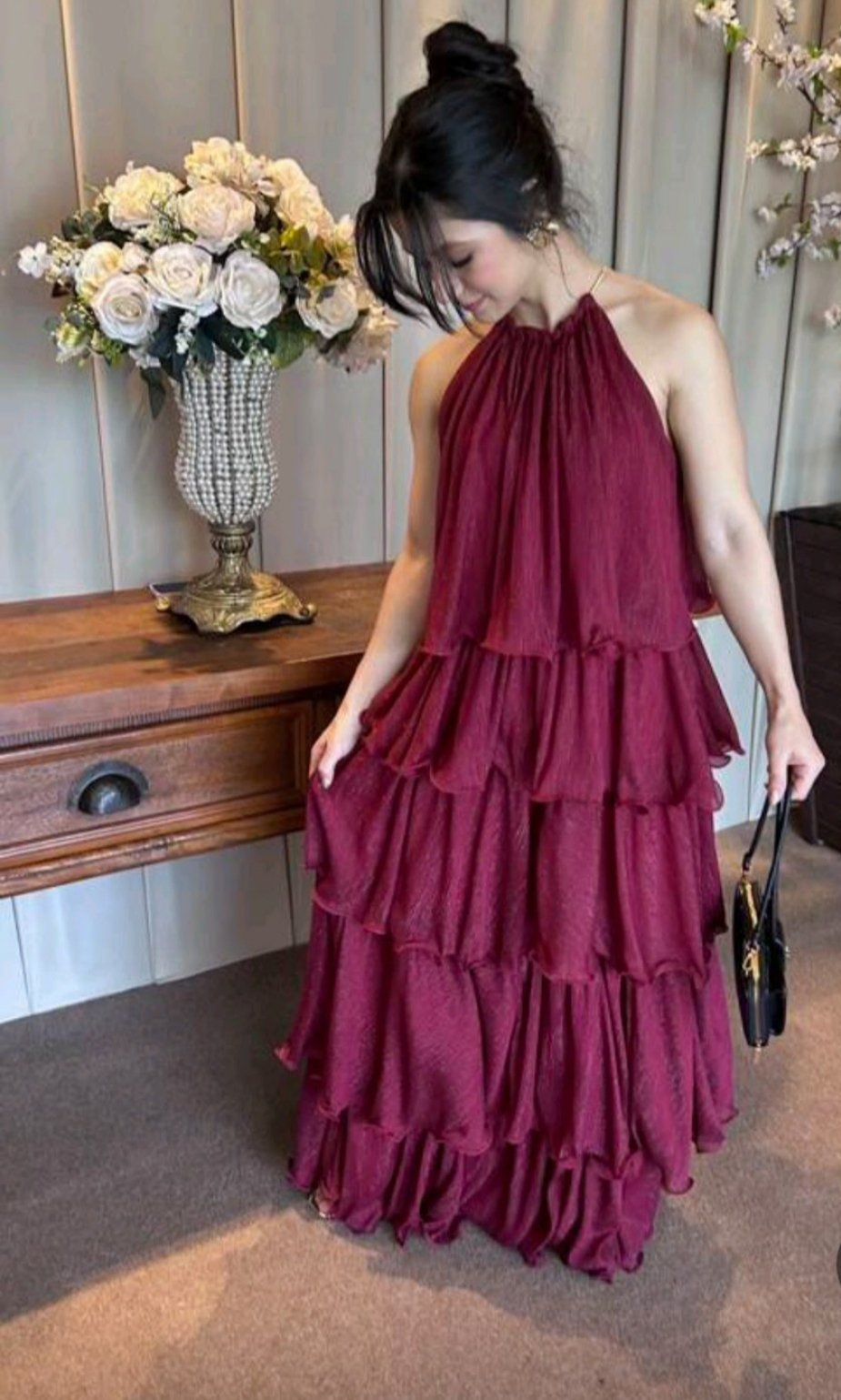 Robe volants tendance importé 