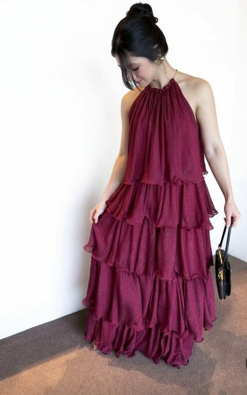 Robe volants tendance importé 