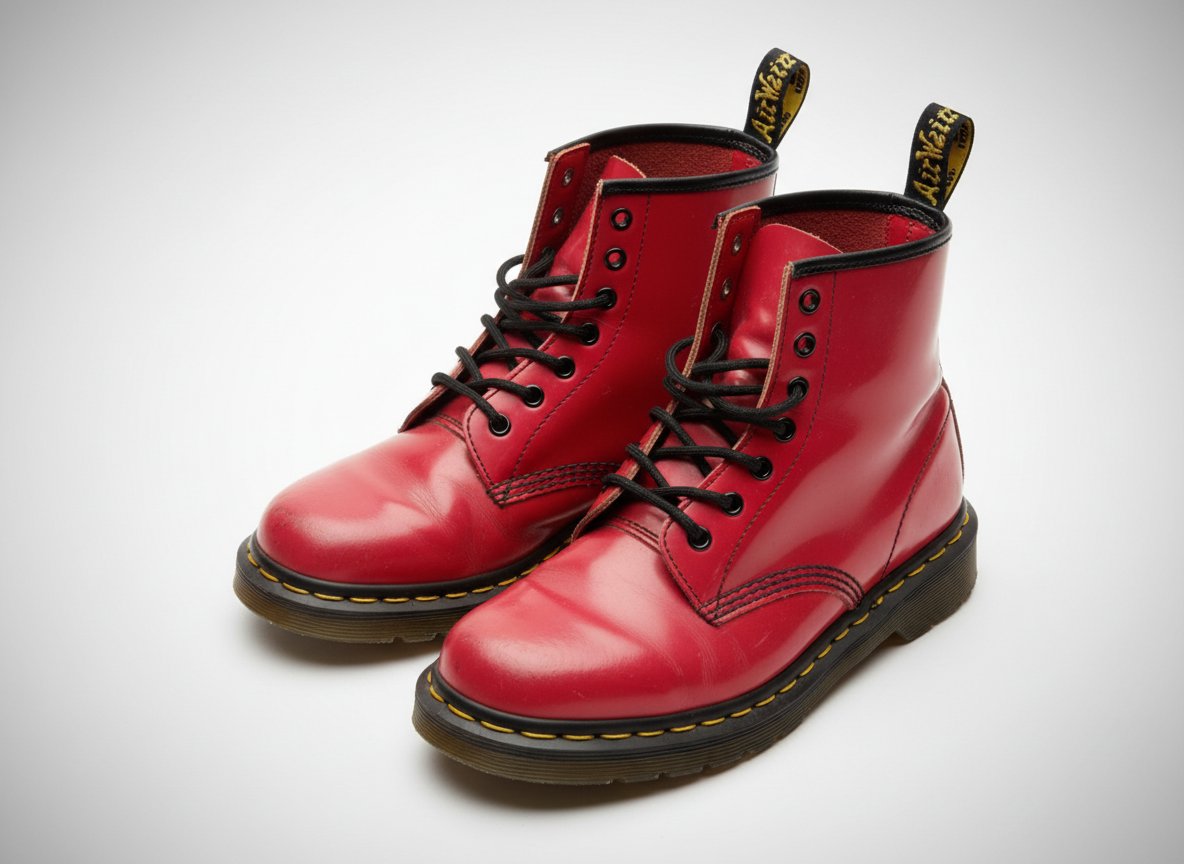 Dr martens rouge neuff