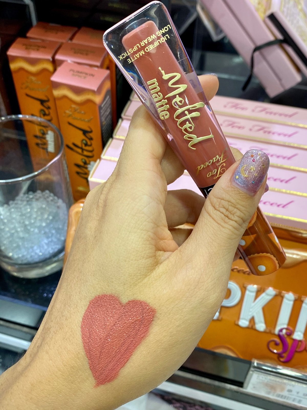 Too Faced Melted Matte Long Wear Lipstick Pumpkin Spice