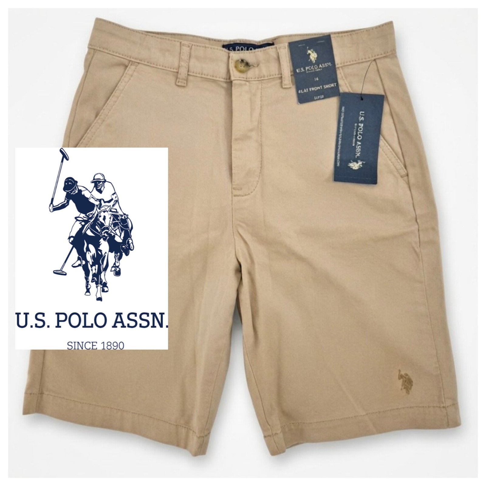 Short garçon US POLO. 14-16 ans