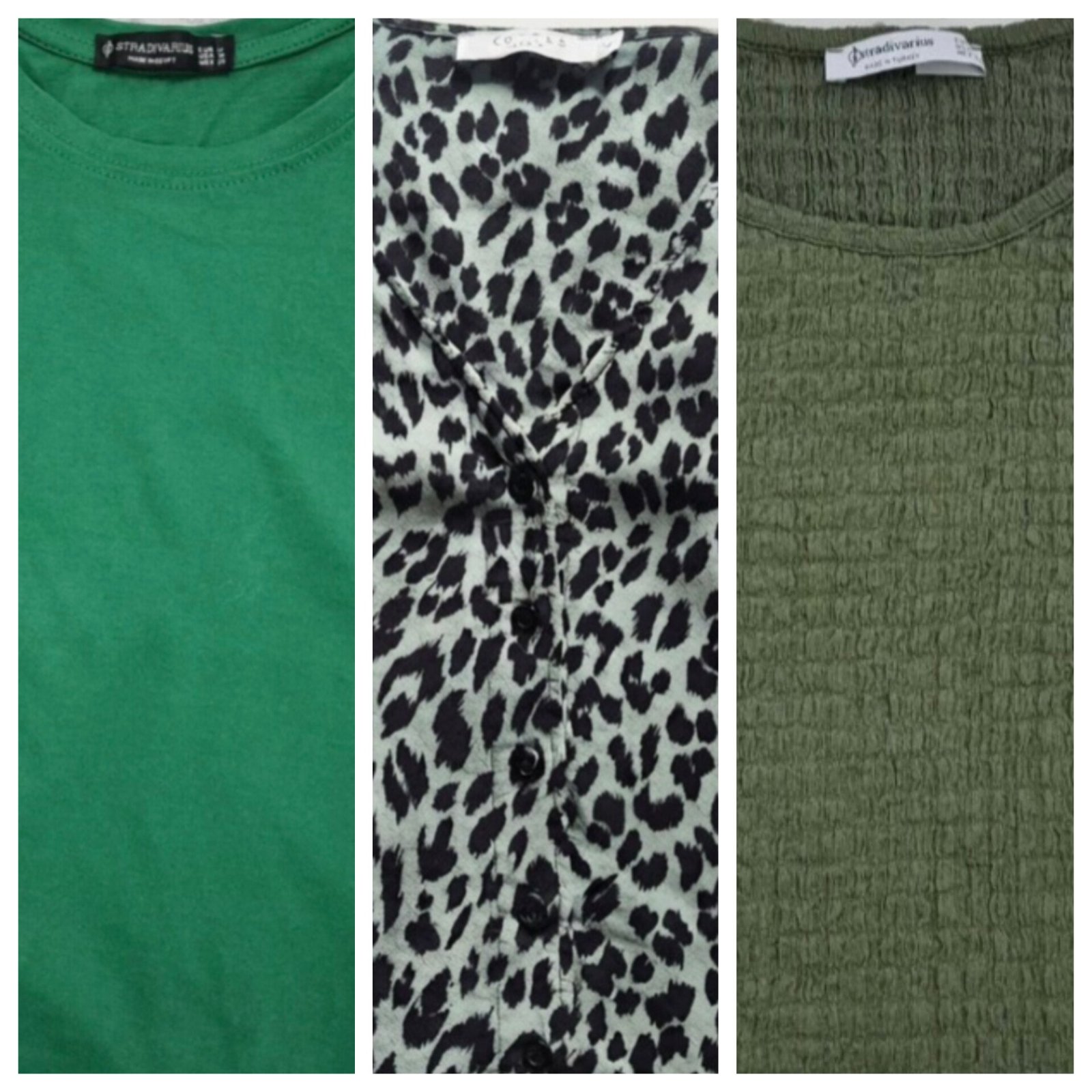 3 hauts crop-top. S-M