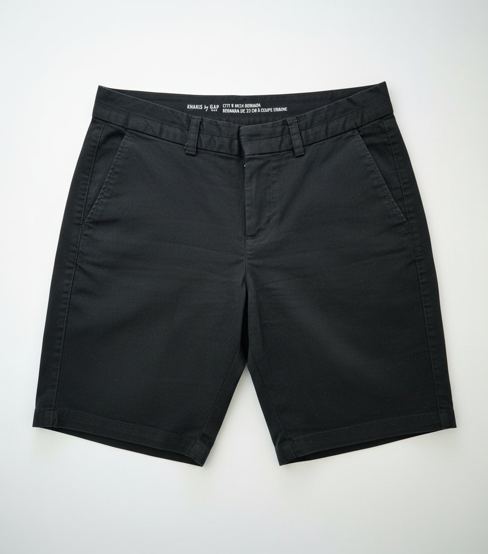 Short bermuda noir