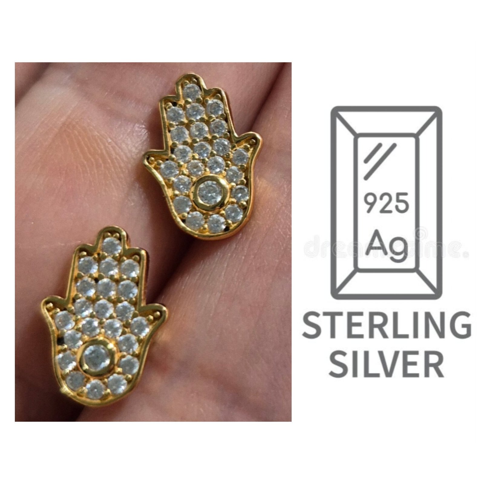 Boucles d'oreilles argent 925