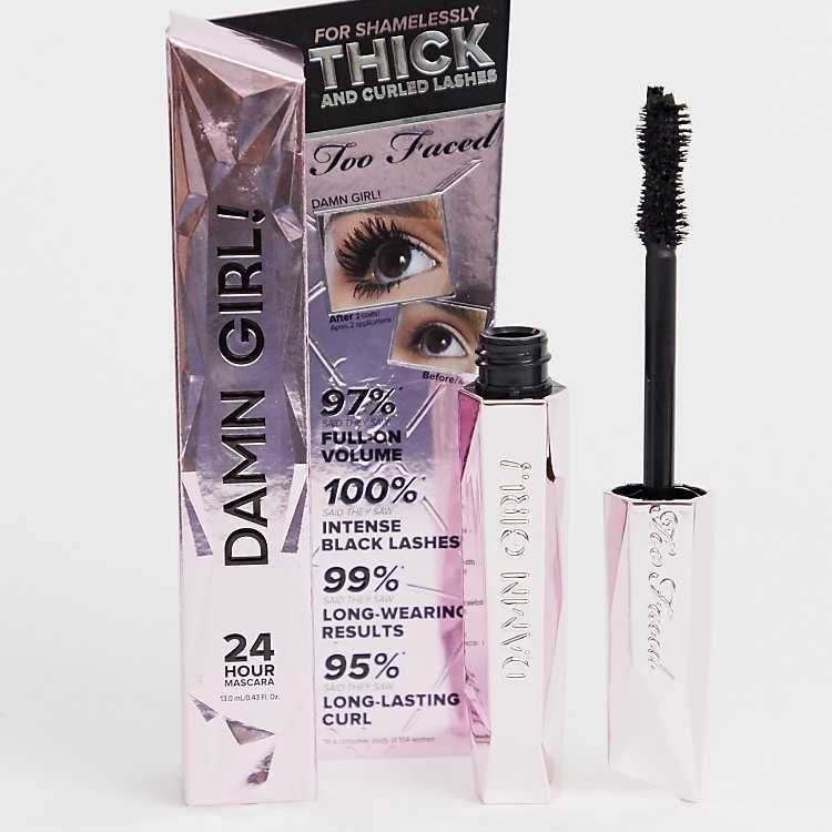 Mascara Too Faced Damn Girl! 24 heures Noir 