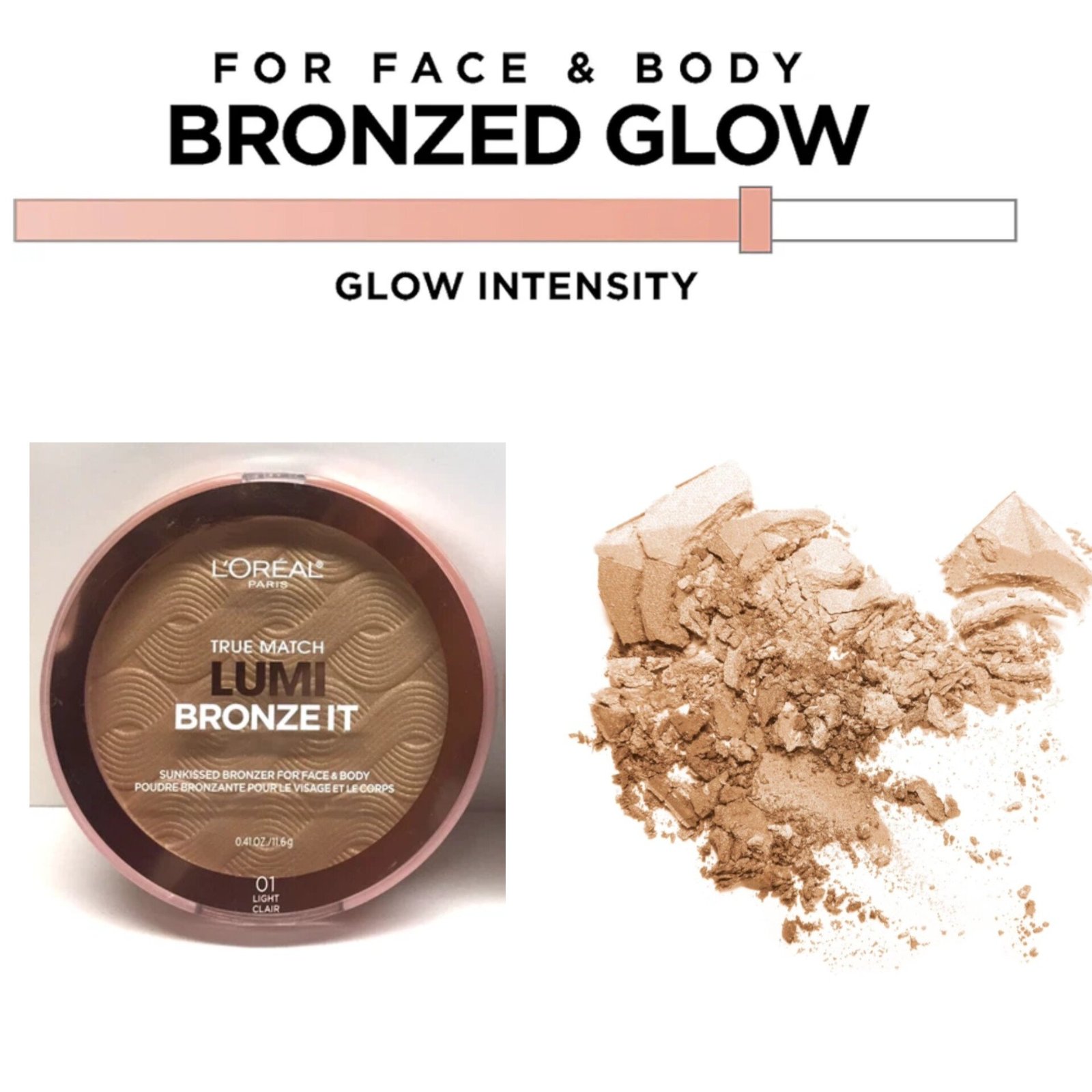 L'Oréal Paris True Match Lumi Bronze It, teinte claire
