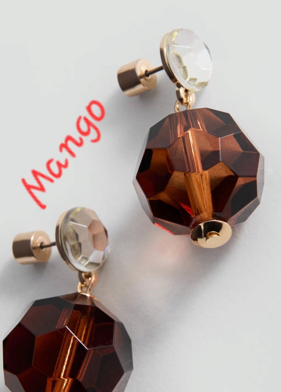 Boucles d'oreilles boules combinées Mango