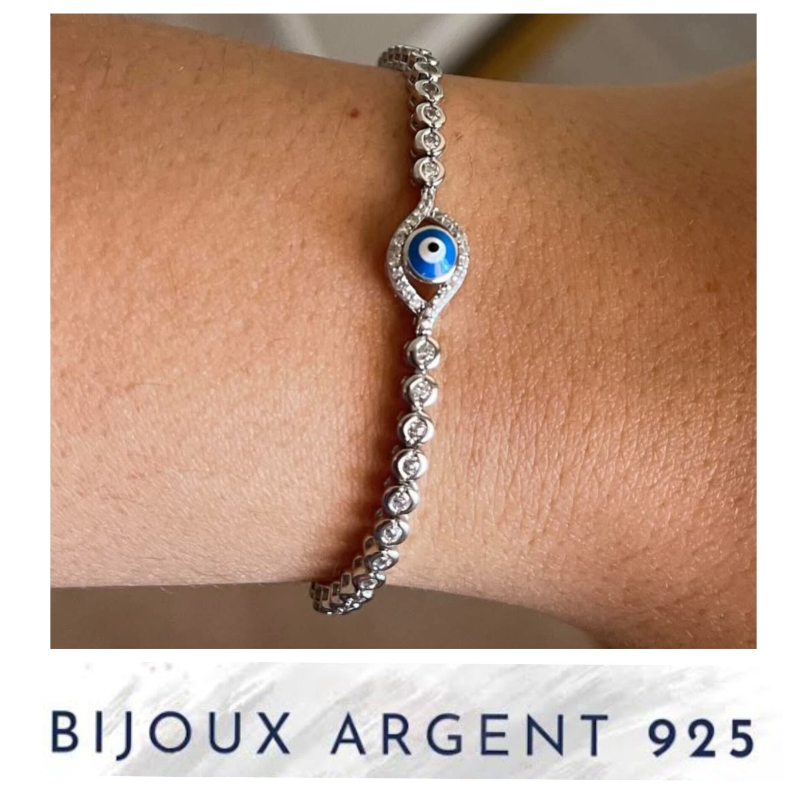 Bracelet ajustable argent 925