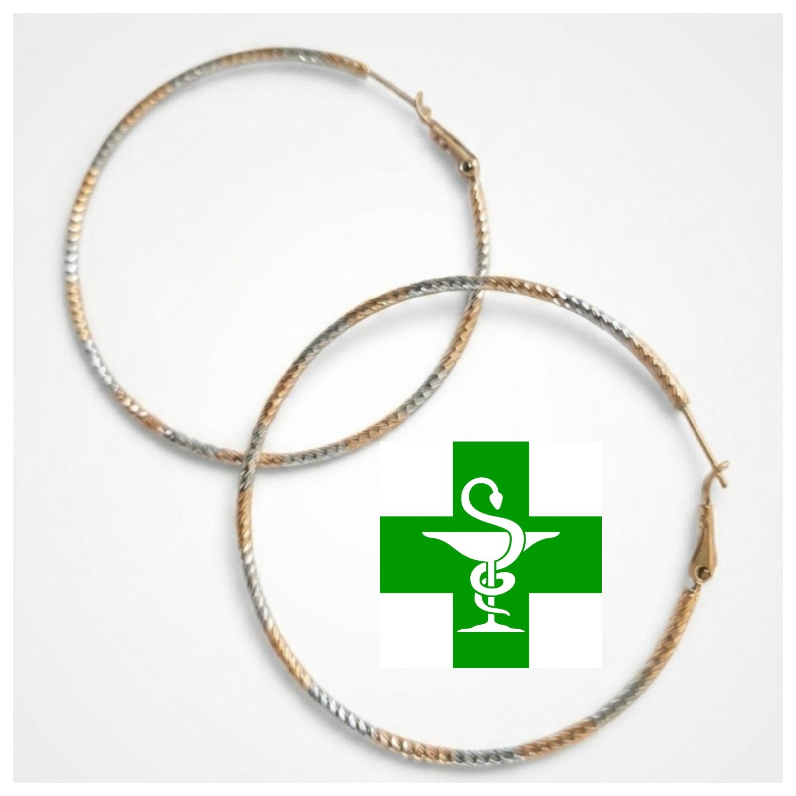 Boucles d'oreilles de pharmacie 