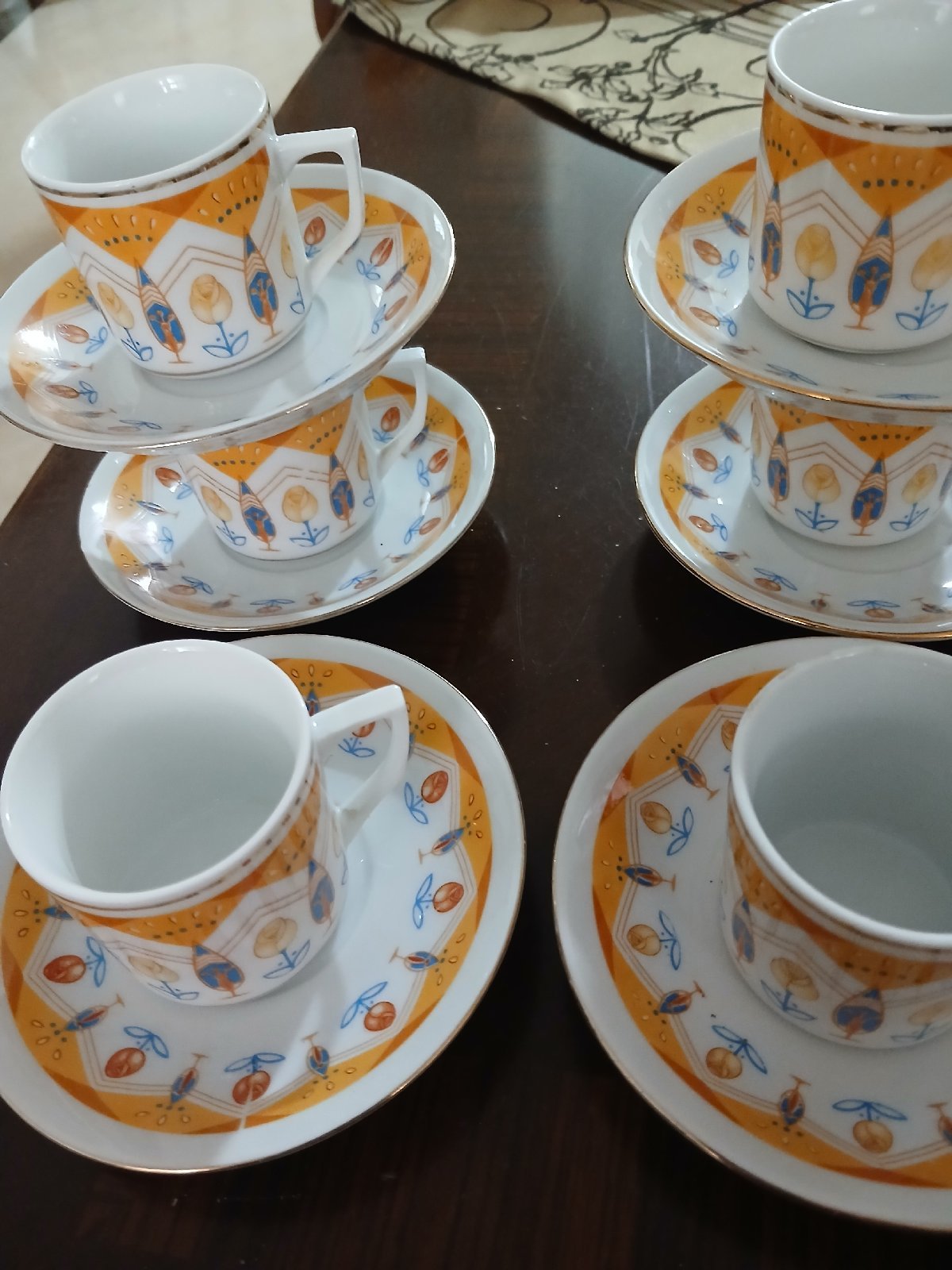 6 tasse à café 