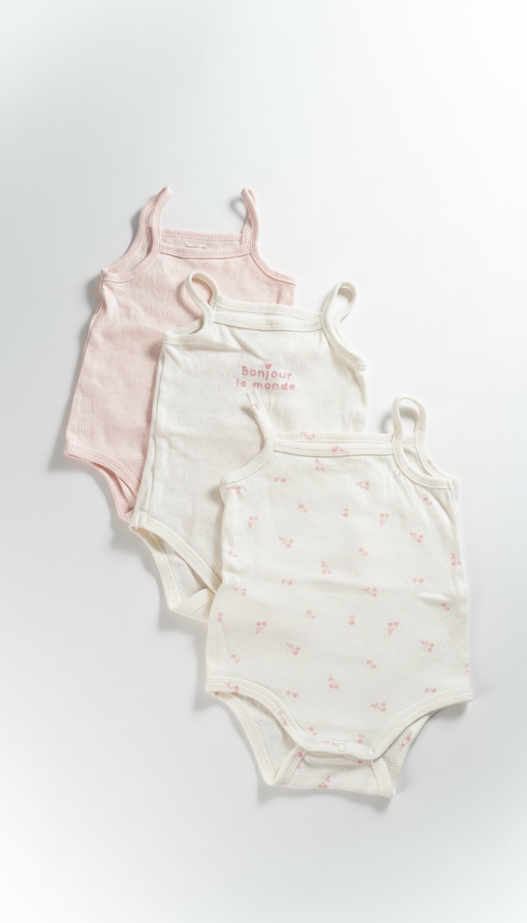 Lot de 3 body pour fille 3mois de la marque tape à l'oeil en trés bon état