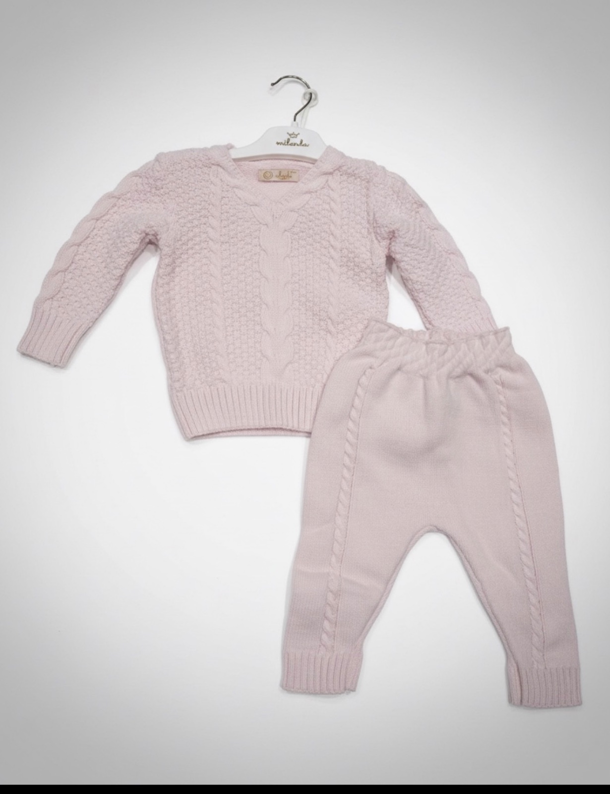 Ensemble fille rose 6-9mois neuf avec étiquette
