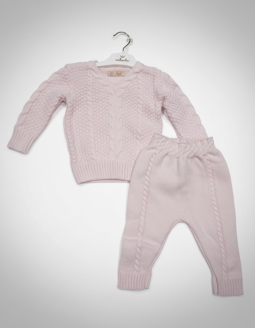 Ensemble fille rose bébé 6-9mois neuf avec etiquette