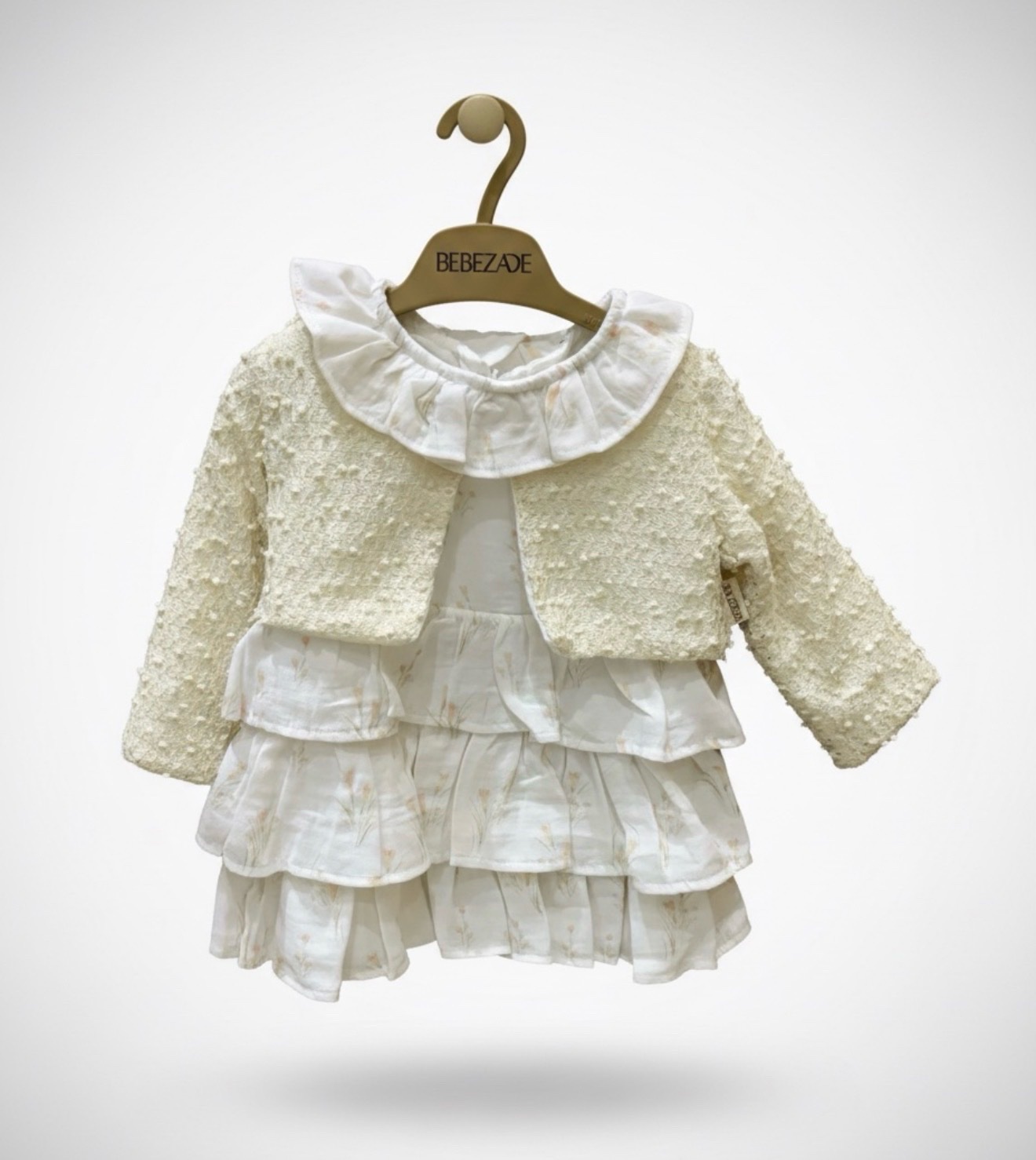 Ensemble robe pour fille 9-12mois 100% Cotton neuf avec étiquette