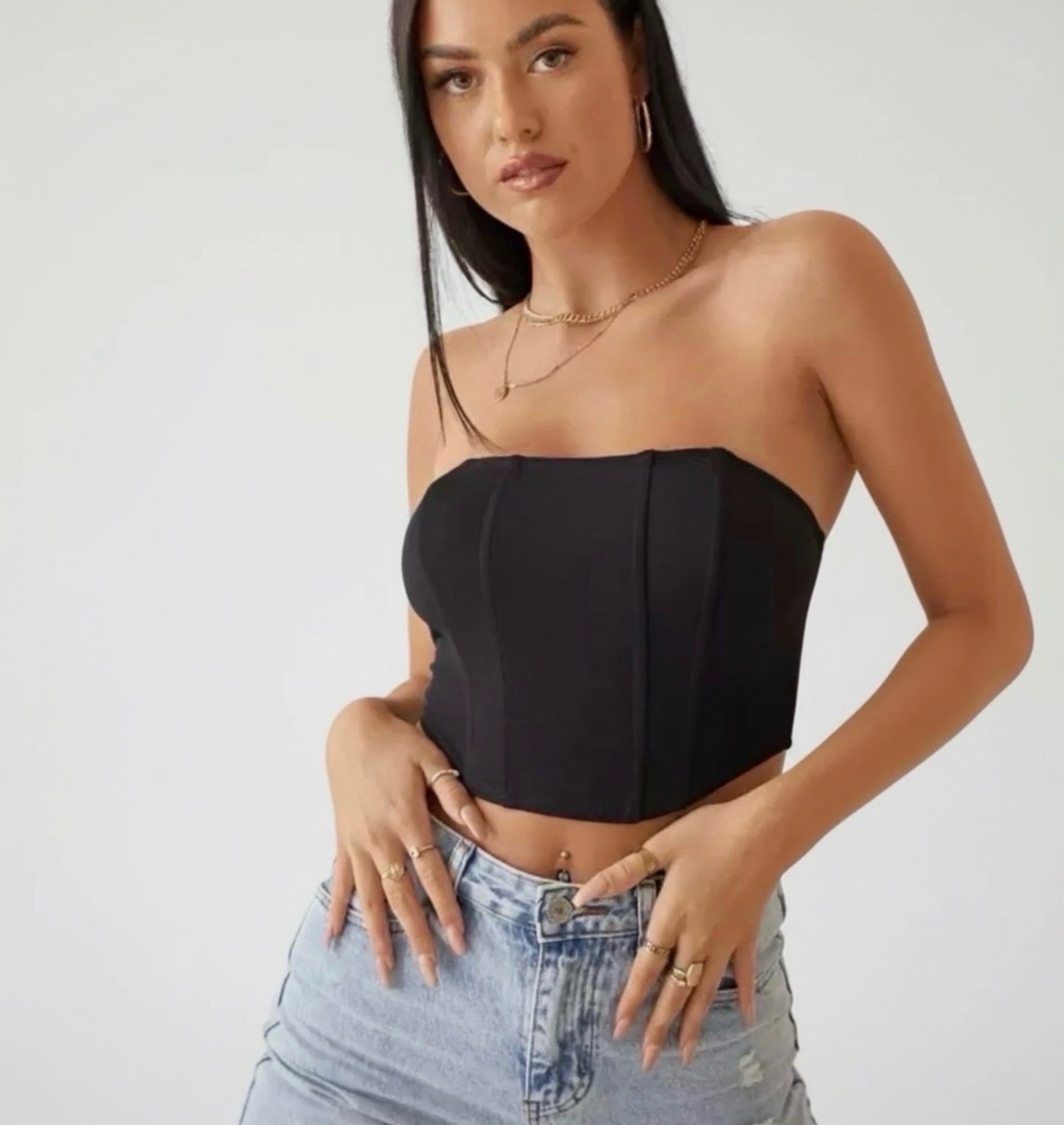 Corset noir taille XS jamais porté