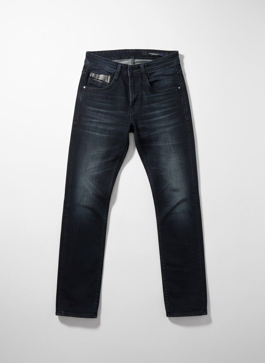  Diesel Thavar Black Coated Jeans (Original) 