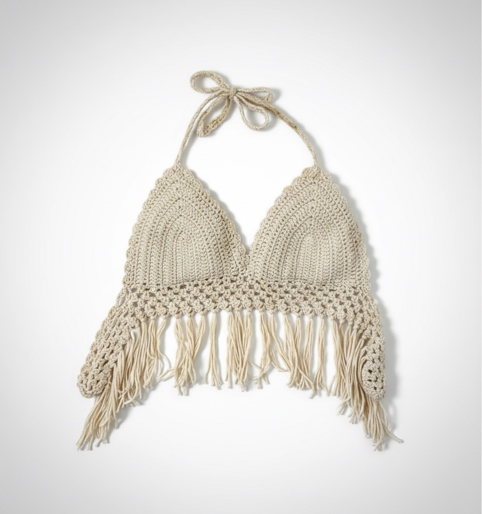 Top en crochet AJUSTABLE