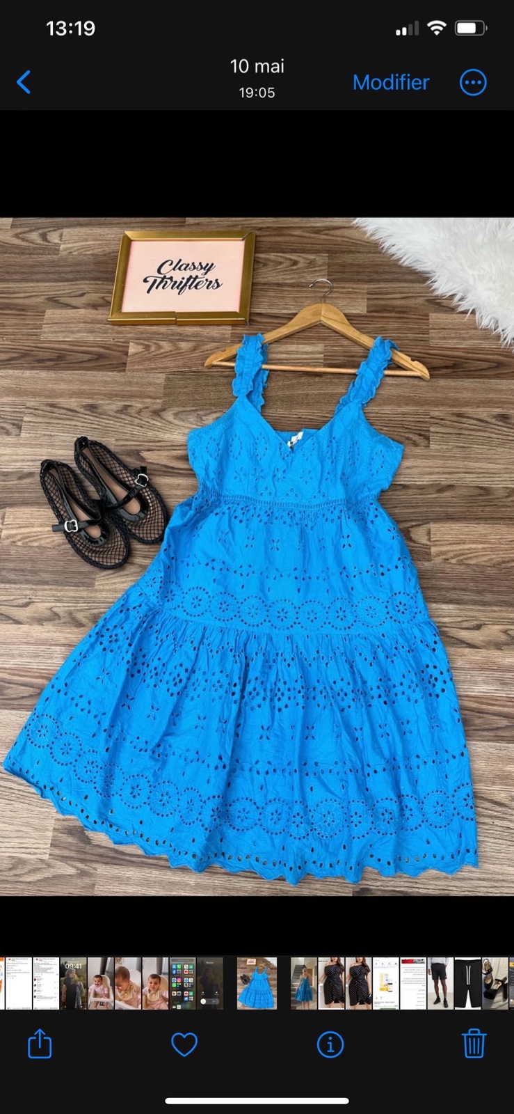 Robe en broderie anglaise 